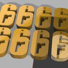 chaveiro chave r6 arco íris xbox ps4 cerco 3d print model - Mito3D