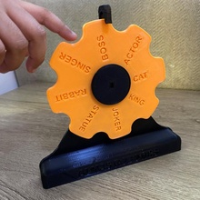crazy wheel - spinning game toys & games kids play toy family boardgame boards covid covid19 spinningwheel 3d print model - Mito3D