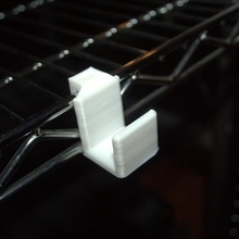 metal raf kanca askı yedek parçalar Kulp destek kablo araba çanta tutucu Hoook Metalrack 3d print model - Mito3D