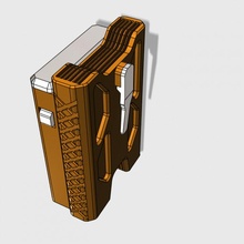 porta tejido espacio monedas 3d print model - Mito3D