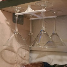 Martini bicchiere rotaia 3d print model - Mito3D