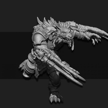 shapeshifter 04 tabletop fantasy warhammer miniature scifi norse werewolf dnd foundry sarks 3d print model - Mito3D