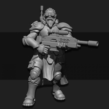 ulfhednar hunter male 03 tabletop warhammer sniper miniature scifi norse scout dnd foundry sarks 3d print model - Mito3D