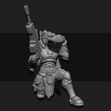 ulfhednar hunter female 05 tabletop warhammer miniature scifi norse scout dnd foundry sakrs 3d print model - Mito3D