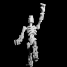 robot articolato giochi giocattoli scheletro 3d print model - Mito3D