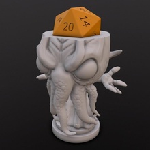 mindslayer highlord store dice chibi mindflayer 3d print model - Mito3D