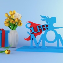 inspirador 3d modelo escaparate madre día juguetes juegos 3dprint 3dprinting 3dmodel 3dmodeling modelado selfcad motero 3d print model - Mito3D