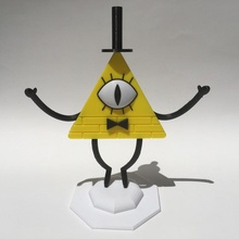 cifra gravità cascate cartone animato modello malvagio piramide traingle 3d print model - Mito3D