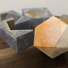 icosaedro bañera bomba molde v1 d20 baño 3d print model - Mito3D