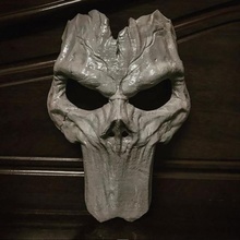 death mask - 3d print model props & cosplay demon anime devil game manga skull darkside hannya deathmask hannya-mask skull-mask hottoy 3d print model - Mito3D