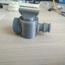3 4 valve quick coupler garden quic connector 3d print model - Mito3D