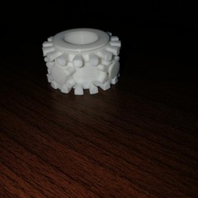 mecánico anillo bonito engranaje girado 3d print model - Mito3D