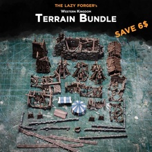 western kingdom - terrain bundle tabletop epic fantasy medieval miniature wargame 6mm 10mm warmaster 3d print model - Mito3D