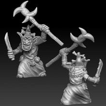 goblin warlock tabletop miniature mage shaman 3d print model - Mito3D