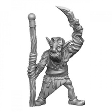 goblin mistic - supportless model tabletop mage warlock shaman 3d print model - Mito3D