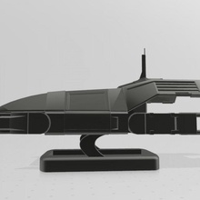 massa 2 dropship ventilador arte sci fi nave espacial scifi Efeito masseffect2 3d print model - Mito3D