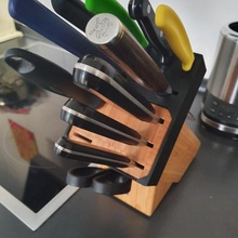 ikiz bıçak bloğu uzantı bıçaklar pratik 3d print model - Mito3D