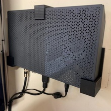 xfinity comcast hd cable caja pared montar timonel estante 3d print model - Mito3D
