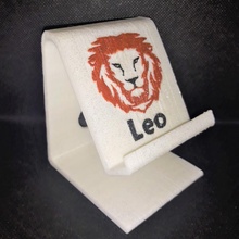 Leo zodiaque signe téléphone supporter boutique iphone Android animal bureau pratique Lion universel étoiles chevet juillet août horoscope 3d print model - Mito3D