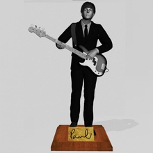 Paul Liverpool efsaneler pop Beatles dörtlü 3d print model - Mito3D