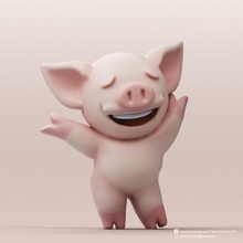 lihkg Schwein 3d print model - Mito3D