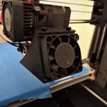 smoother airflow fan shroud wanhao monoprice i3 maker select 3d print model - Mito3D