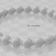 Perlen Armreif Armband Schmuck Zubehör 3d print model - Mito3D