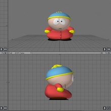 Eric Cartman Süd Park fan art 3d print model - Mito3D