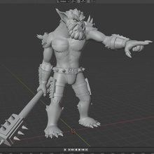 bugbears tabletop animal weapons monsters creatures d&d tabletopgaming 3d print model - Mito3D