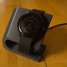 garmin reloj cargando estación estante soporte cargador deportivo vivoactivo 3d print model - Mito3D