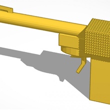 altın tabanca 3d print model - Mito3D