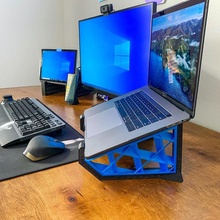 modular ordenador portátil tubo subida Tienda accesorios accesorio manzana escritorio oficina tecnología decoración macbook 3d print model - Mito3D