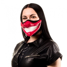 Sorridi mascherina oggetti scena cosplay viso labbra rossetto donne coronavirus covid 19 protezione facecover 3d print model - Mito3D