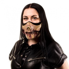 zombie mascherina oggetti scena cosplay maschera protezione non morti coronavirus covid 19 visiera viso 3d print model - Mito3D