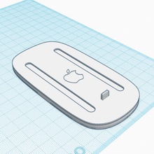 magic mouse dock gadgets & electronics 3d print model - Mito3D