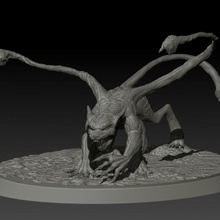 displacer beast warp tainted 3d print model - Mito3D