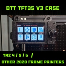 tft35 Fall Mantel taz 2020 3d Drucker montieren Bildschirm lcd lulzbot taz5 Turbo Extrusion skr 13 14 taz4 14turbo 3d print model - Mito3D