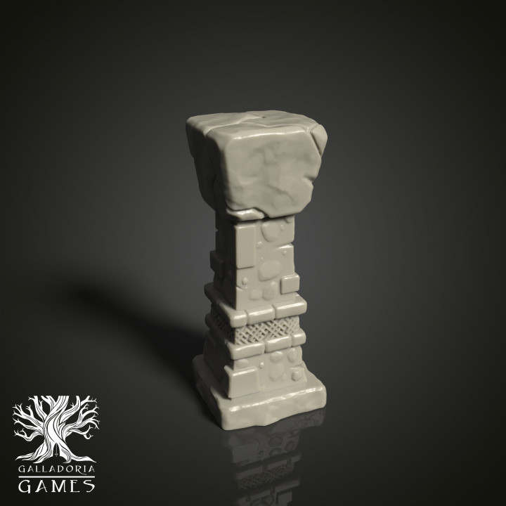 burial chamber pillar store fantasy rpg terrain tomb tabletop dungeon dnd 3D print model - Mito3D