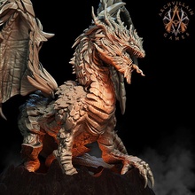 lava dragon store 3d print model - Mito3D