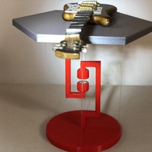 magnetico tensegrità tavolo impossibile galleggiante compressione tensionale integrità continuo tensione 3d print model - Mito3D