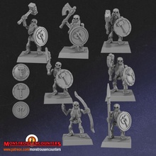 skeleton horde dwarf expansion store army undead unit vampire warhammer tabletop monstrous encounters counts oldhammer middlehammer 3d print model - Mito3D