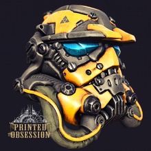 Cyberpunked stromtrooper dümen fırtına asker rekabet oyuncaklar oyunlar star Yıldız Savaşları savaşlar merhaba elektrik stormtrooper 3d print model - Mito3D