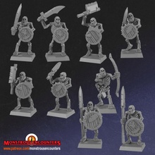 skeleton horde orc expansion store archer army undead unit vampire warhammer tabletop monstrous encounters counts oldhammer middlehammer 3d print model - Mito3D