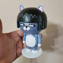 neo kakao friends cat toy character prime cdpw 3d print model - Mito3D