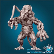 sparktail fuzzybutt king flesh forgers store rpg tabletop warlord dnd ratfolk ratmen 3d print model - Mito3D