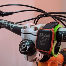 universal smartwatch - pulsometer holder bike mtb cateye amazfit 3d print model - Mito3D