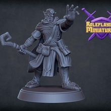 hobgoblin sorcerer tabletop game miniatures rpg miniature mage roleplaying dnd pathfinder 3d print model - Mito3D