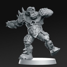 07 orc thrower fantasy football 32mm tabletop ball bowl game ork blood rugby american rnestudio 3d print model - Mito3D