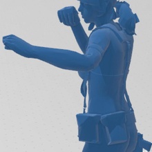 sessiz mgsv hayran Sanat oyunlar rakamlar fanart metal dişli Kojima 3d print model - Mito3D