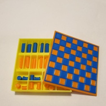 bolsillo ajedrez juego viaje miniatura mesa minúsculo 3d print model - Mito3D